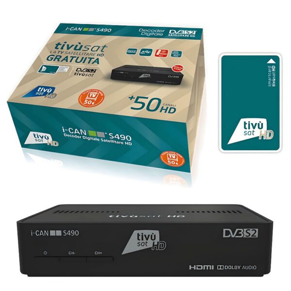 I-Can TVS 490-495 Decoder Sat Tivusat
