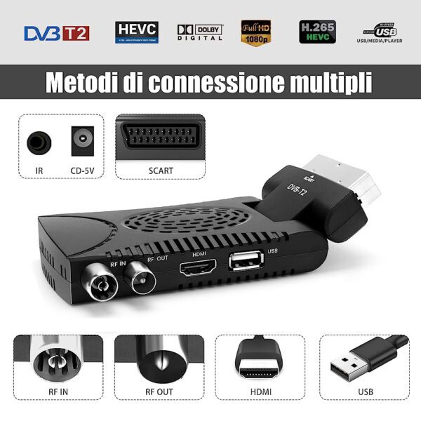 decoder-mini-digitale-terrestre-dvb-t2-scart-180-usb-hdmi-hd-telecomando-connessioni
