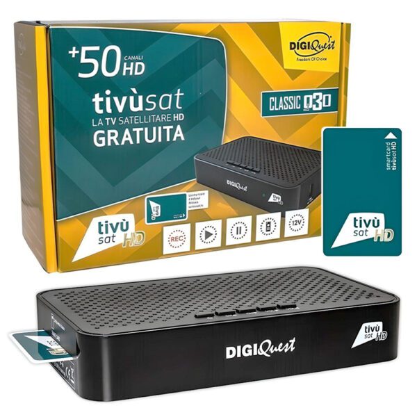 Digiquest Q30 Decoder Sat Tivusat Registratore