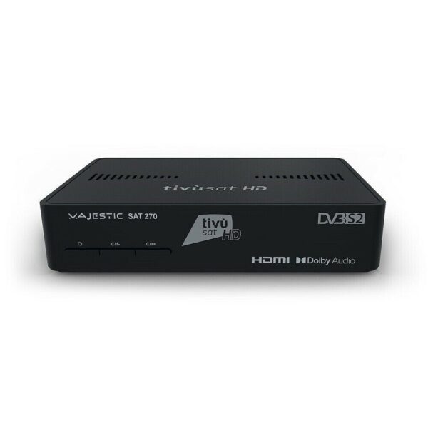 Majestic 260 265 270 Decoder Sat Tivusat fronte